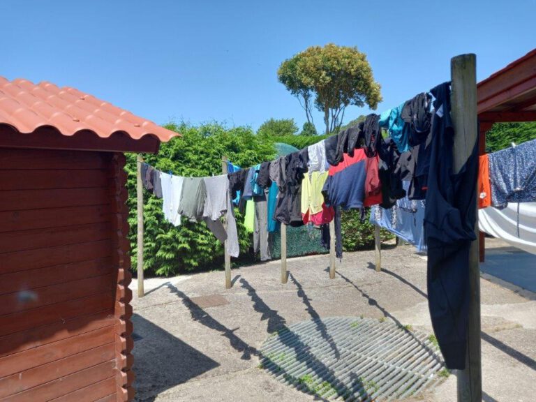 Hotel Palacio de Garana Camping Wäsche waschen Jakobsweg