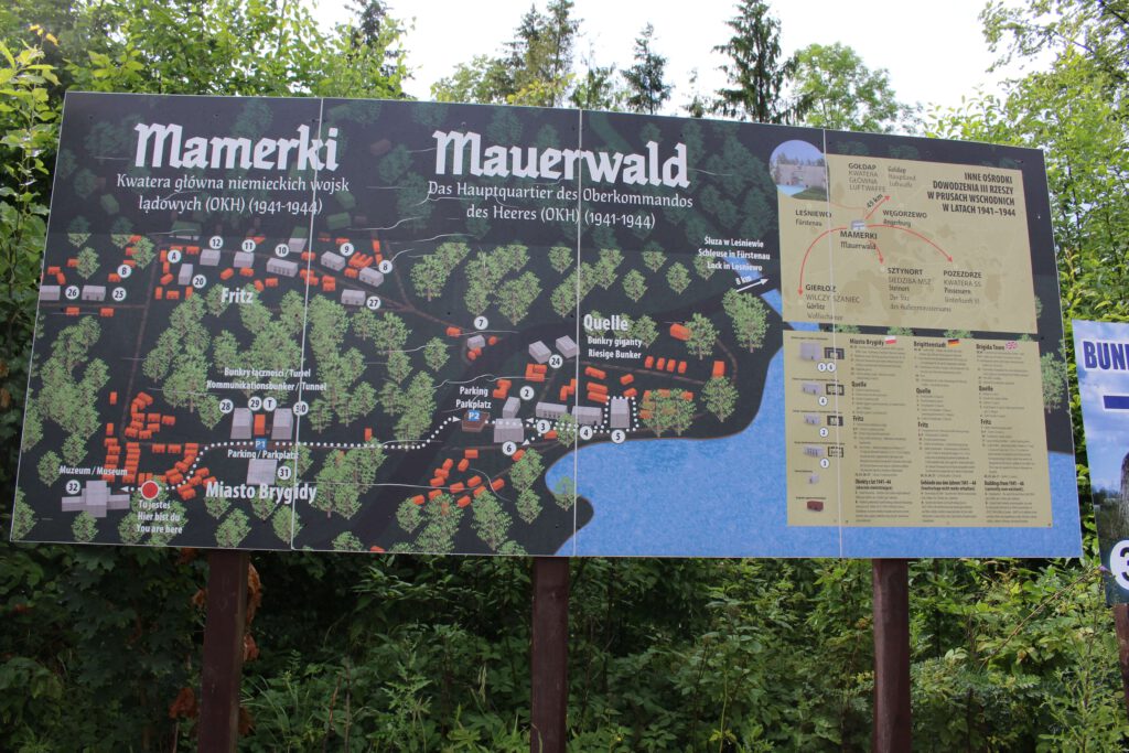 Mamerki Mauerwald Bunkeranlage des Deutschen Oberkommandos des Heeres (OHK) Nähe Wegorzewo Nähe Wolfsschanze