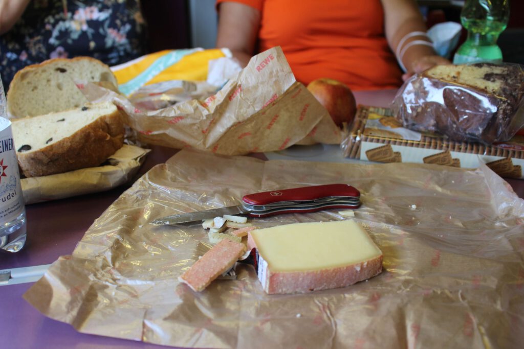 Picknick im Zug,