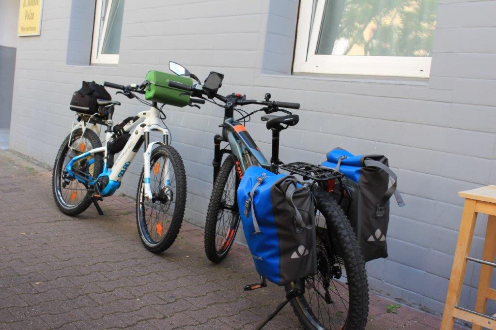 Fahrradurlaub, mit Fahrrad und Bahn