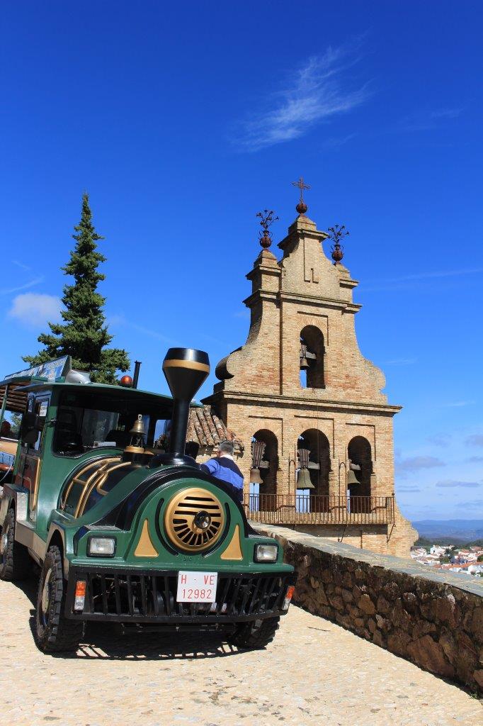 Aracena Bimmelbahn Bähnchen Huelva Andalusien Spanien