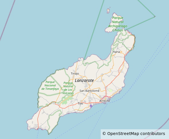 Lanzarote Karte