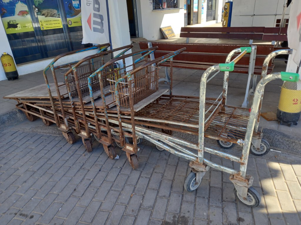 La Graciosa, Kofferwagen