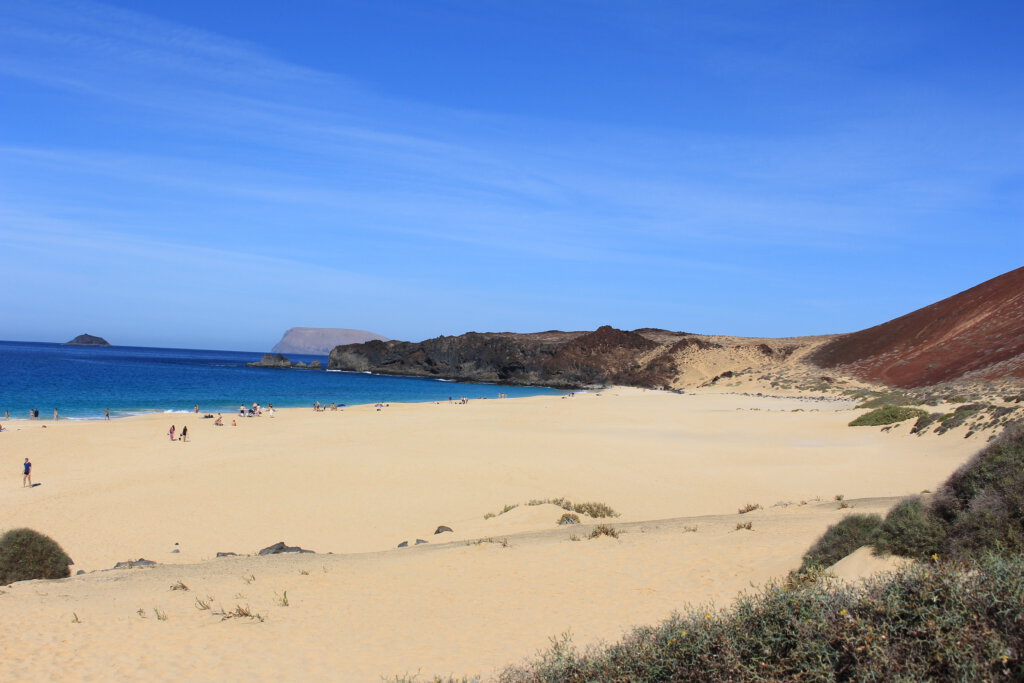 La Graciosa, Playa de las Conchas