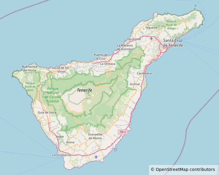 Teneriffa Landkarte
