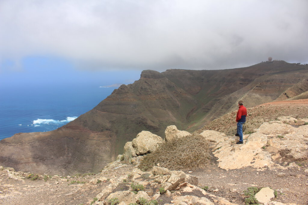 Blick auf die Bucht Famara