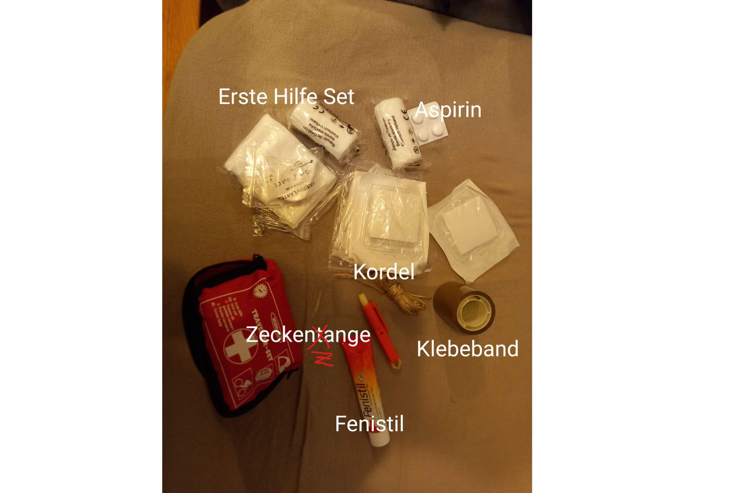 Jakobsweg was nehmen wir mit?